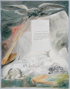 Le Barde, design 54 des Poèmes de Thomas Gray, 1797-98 - William Blake